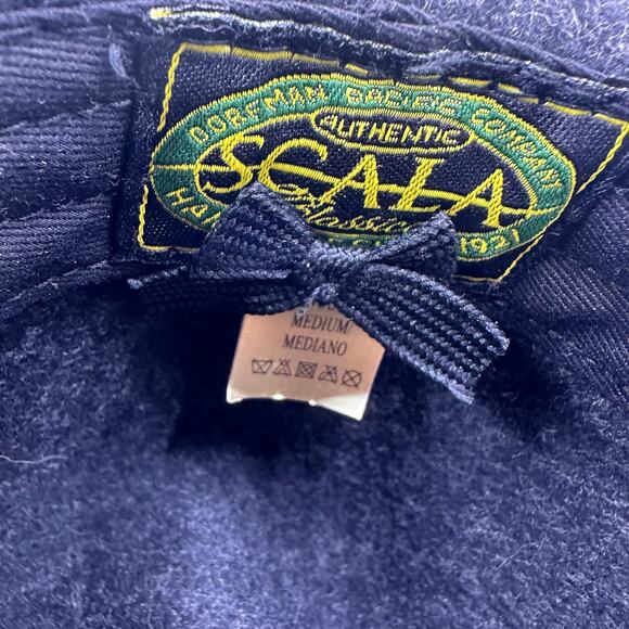 Scala Four Seasons Felt Soft 100% Wool Fedora Dorfman Pacific Hat Size Medium - Picture 4 of 9